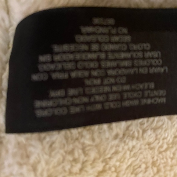 Ana brand faux leather fluffy lined coat jacket - Picture 8 of 8